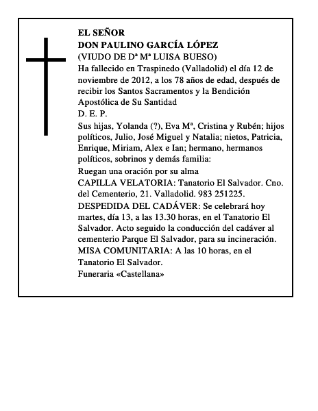 Don Paulino García López