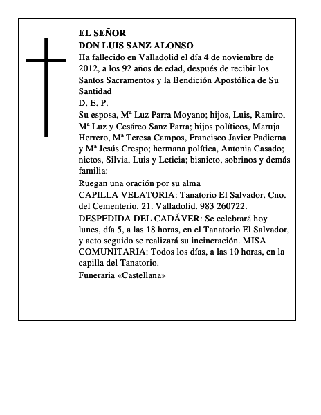 Don Luis Sanz Alonso