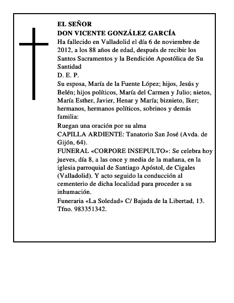 Don Vicente González García