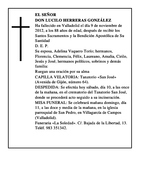 Don Lucilo Herreras González