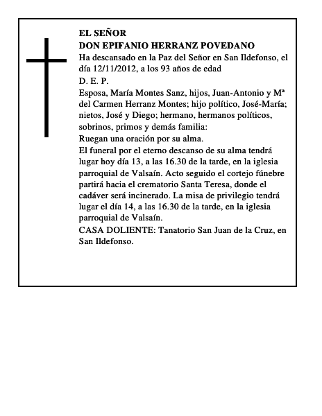 Don Epifanio Herranz Povedano