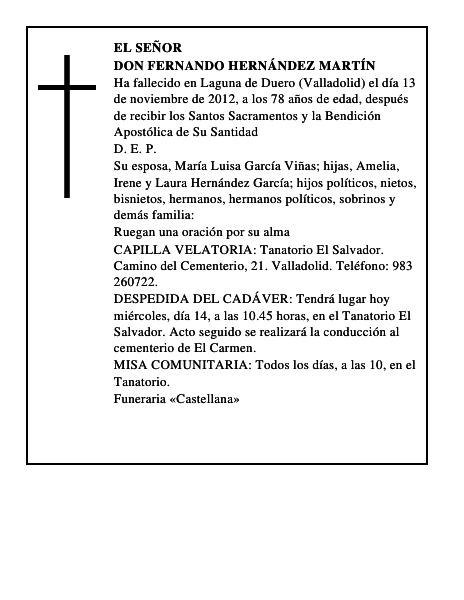 Don Fernando Hernández Martín