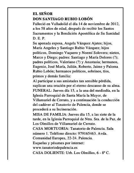 Don Santiago Rubio Lobón