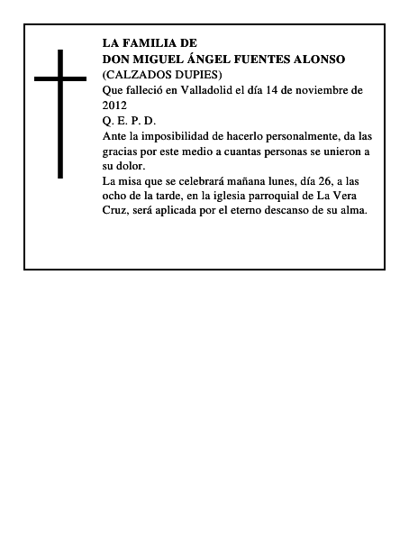 Don Miguel Ángel Fuentes Alonso