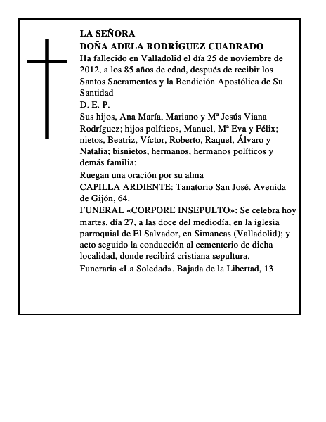 Doña Adela Rodríguez Cuadrado