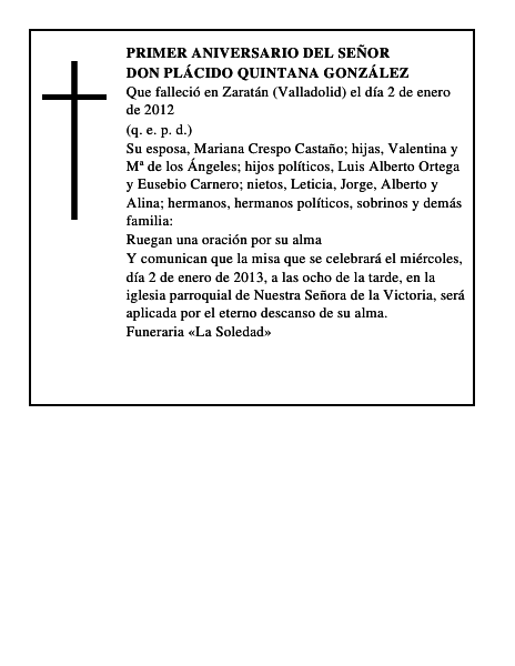 Don Plácido Quintana González