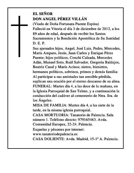 Don Angel Pérez Villán