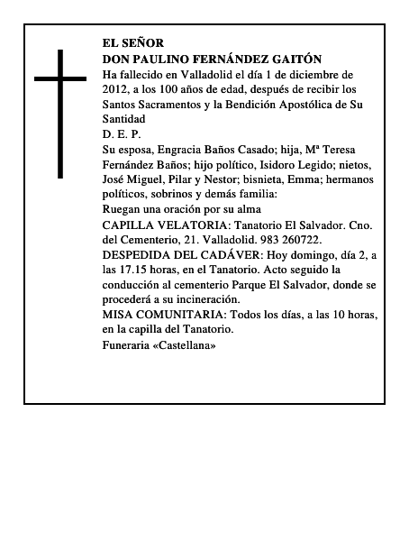 Don Paulino Fernández Gaitón
