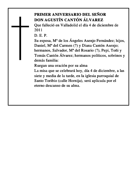 Don Agustín Cantón Álvarez