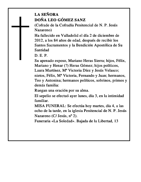 Doña Leo Gómez Sanz