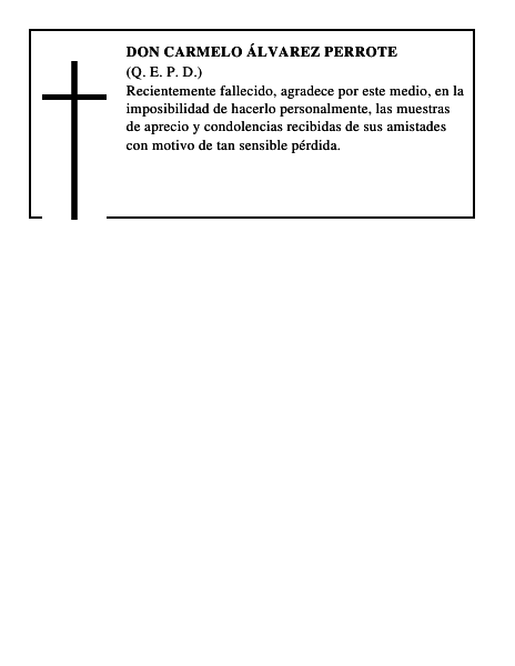 Don Carmelo Álvarez Perrote