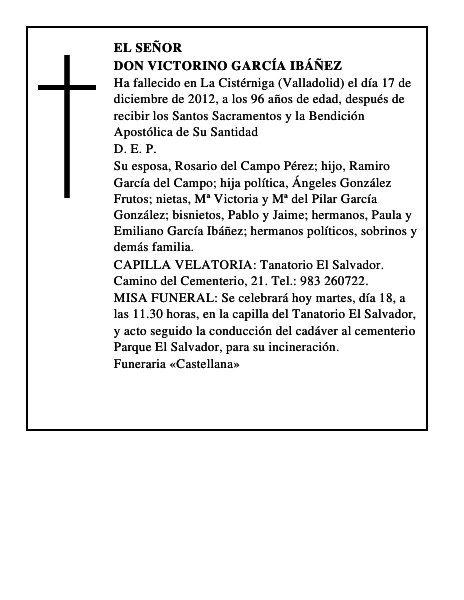 Don Victorino García Ibáñez