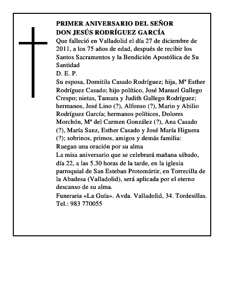 Don Jesús Rodríguez García