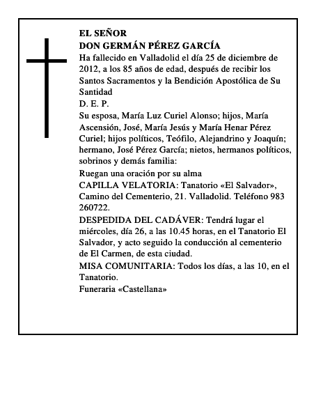 Don Germán Pérez García