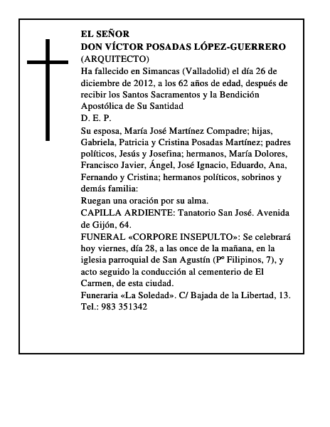 Don Víctor Posadas López-Guerrero