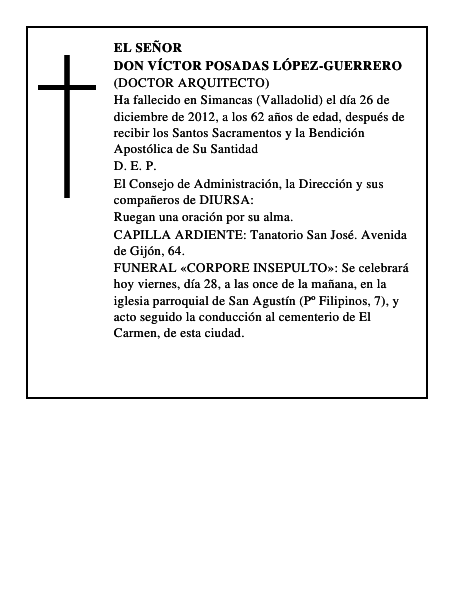 Don Víctor Posadas López-Guerrero