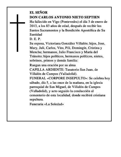 Don Carlos Antonio Nieto Septien