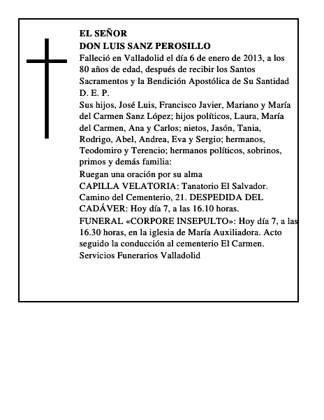 Don Luis Sanz Perosillo