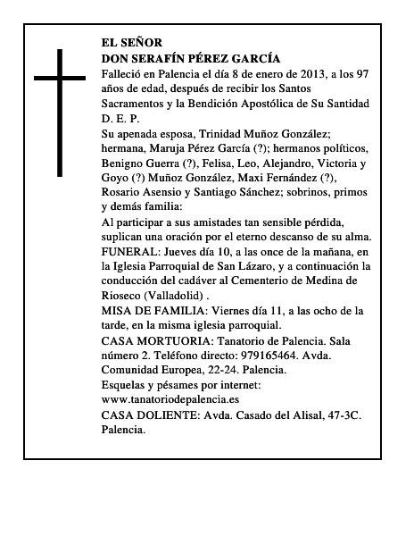 Don Serafín Pérez García