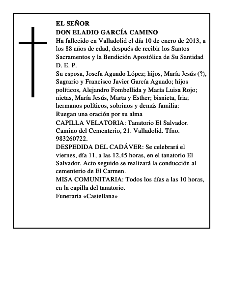 Don Eladio García Camino