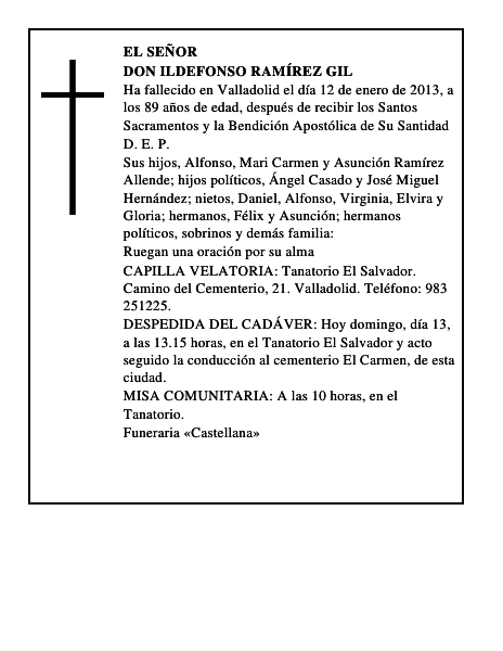 Don Ildefonso Ramírez Gil