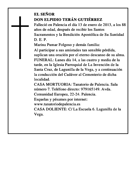 Don Elpidio Terán Gutiérrez