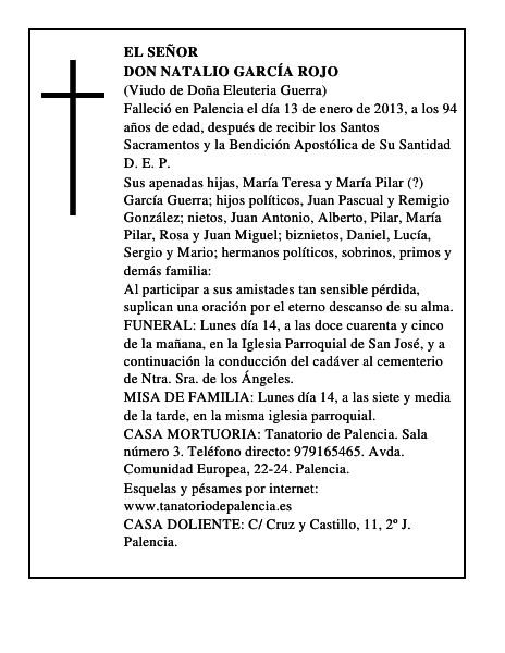 Don Natalio García Rojo