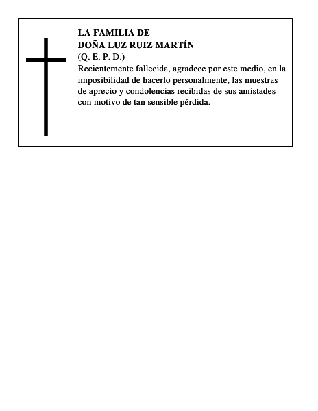 Doña Luz Ruiz Martín