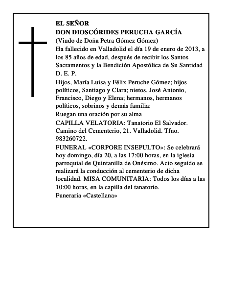 Don Dioscórides Perucha García