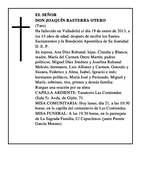 Don Joaquín Basterra Otero