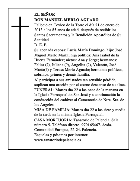 Don Manuel Merlo Aguado