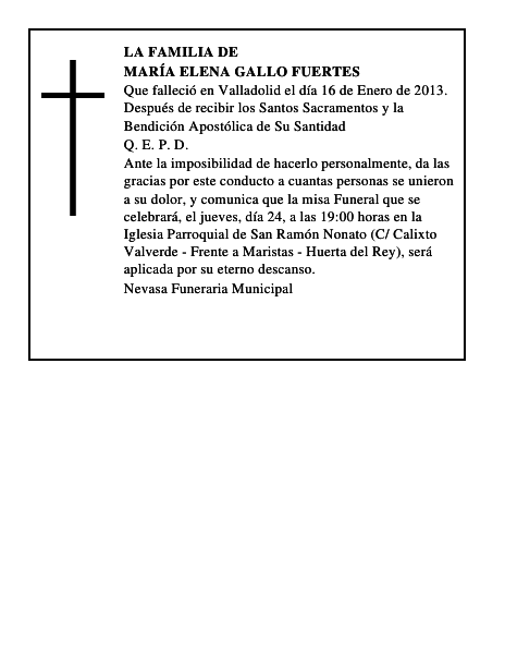María Elena Gallo Fuertes