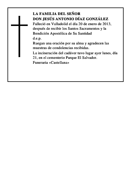 Don Jesús Antonio Díaz González