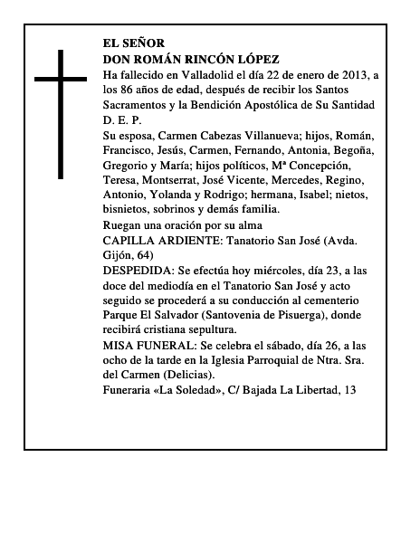 Don Román Rincón López