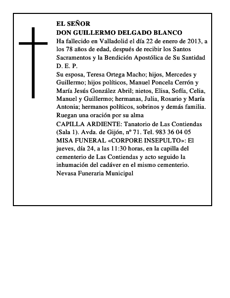 Don Guillermo Delgado Blanco