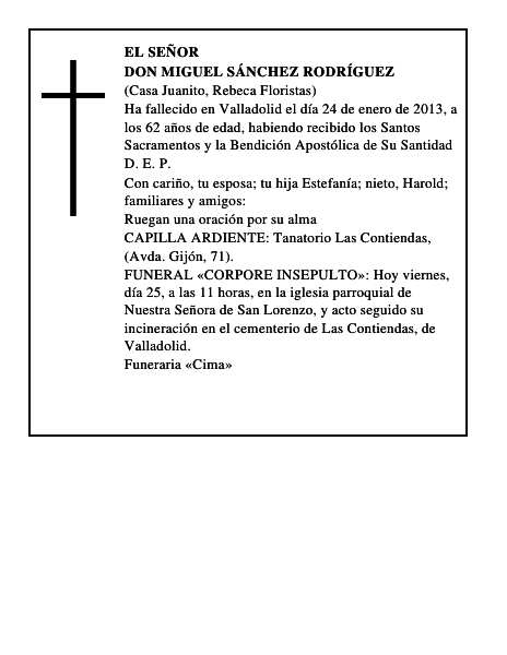 Don Miguel Sánchez Rodríguez