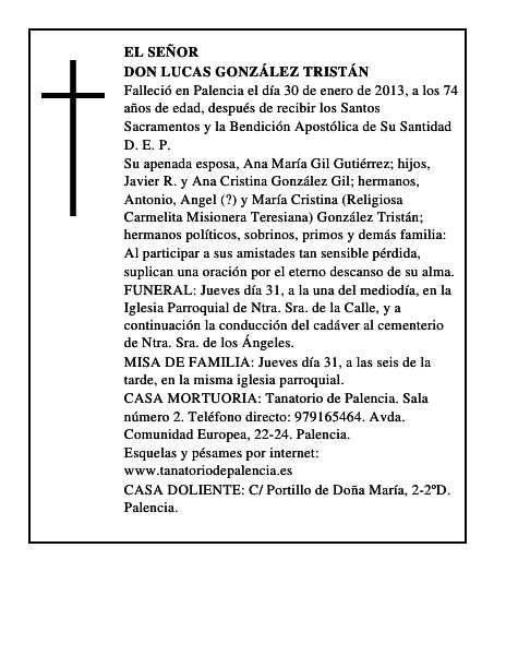Don Lucas González Tristán
