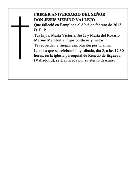 Don Jesús Merino Vallejo
