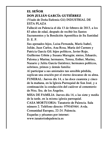 Don Julián García Gutiérrez