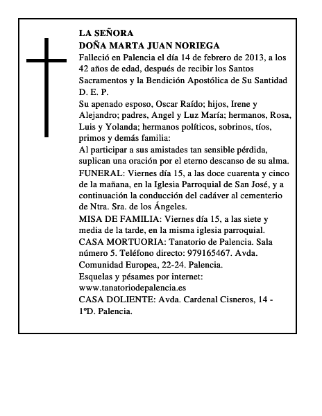 Doña Marta Juan Noriega