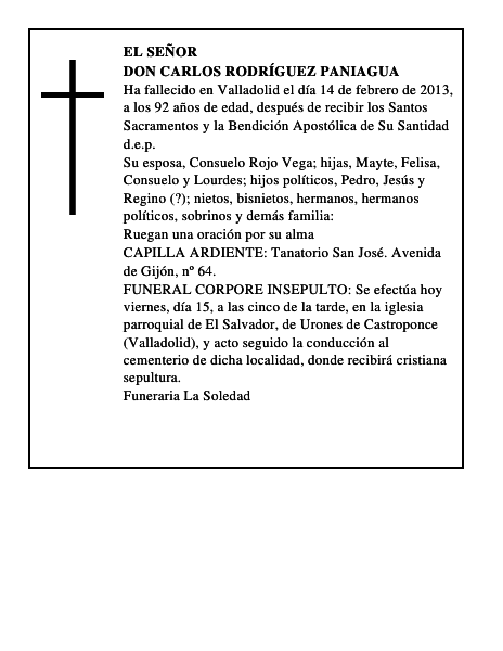 Don Carlos Rodríguez Paniagua
