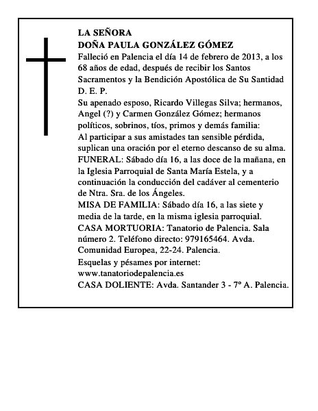 Doña Paula González Gómez