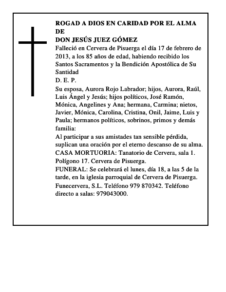 Don Jesús Juez Gómez