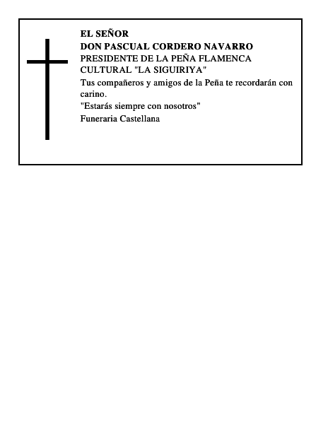 Don Pascual Cordero Navarro