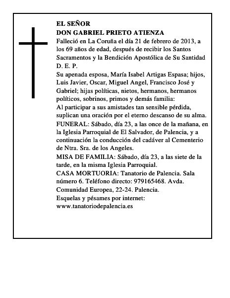Don Gabriel Prieto Atienza
