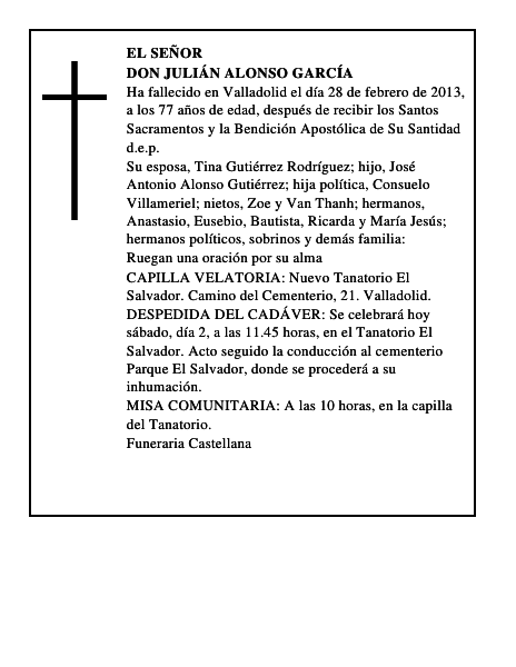 Don Julián Alonso García
