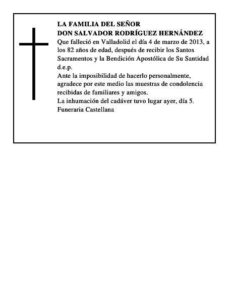 Don Salvador Rodríguez Hernández
