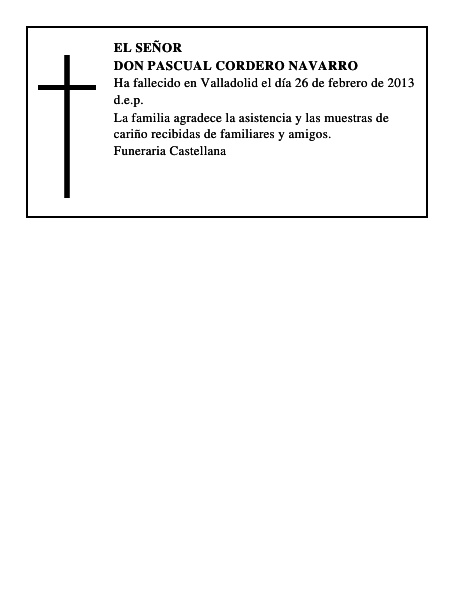 Don Pascual Cordero Navarro