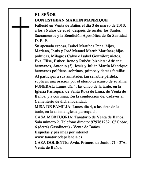 Don Esteban Martín Manrique