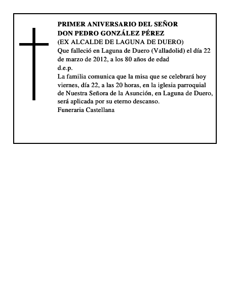 Don Pedro González Pérez